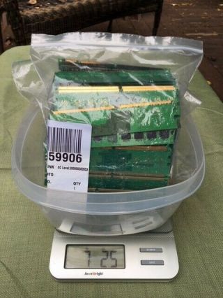 Computer Ram Memory,  Sim Cards,  For Gold Scrap 7 Pounds 2 Ounces