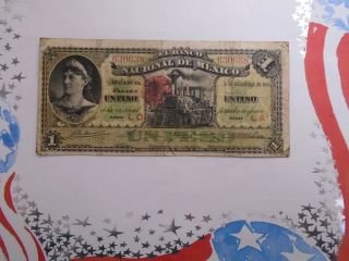 1 Pesos Banco Nacional De Mexico