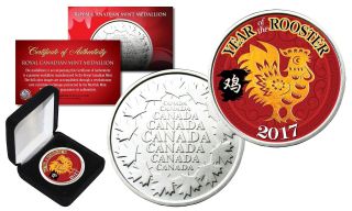 2017 Chinese Year Of The Rooster Royal Canadian Medallion Coin