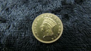 1874 Indian Head $1 One Dollar Us Gold Coin - Ungraded - D9