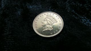 1874 Indian Head $1 One Dollar US Gold Coin - Ungraded - D9 4