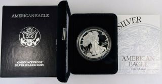 1994 - P American Eagle One Ounce Proof Silver Bullion Coin W/ & Box