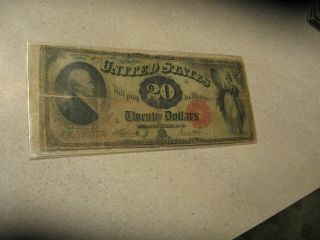 1880 $20.  00 United States Note - Scarce -