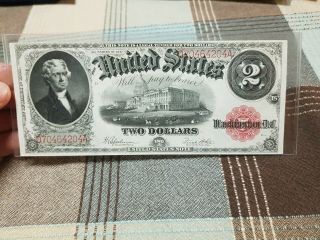 1917 Fr.  60 $2 United States Legal Tender Note Au,