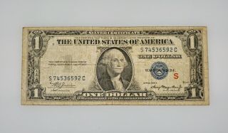 (2) 1935 - A $1 Experimental Silver Certificate Note Bill Fr 1609 Fr 1610 S & R