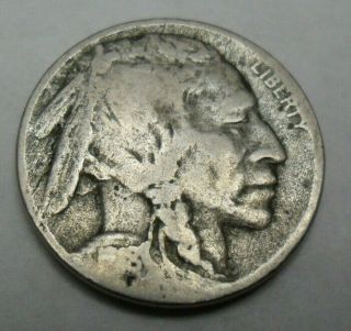 1918 D Indian Head " Buffalo " Nickel G - Good