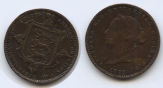 G7498 - Jersey 1/26 Shilling 1870 Km 4 Queen Victoria Bailiwick Of Jersey