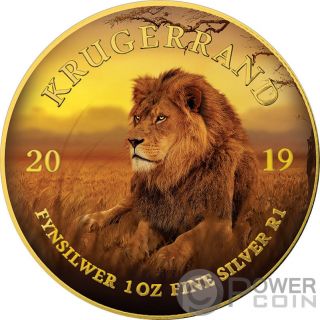 Lion Krugerrand Big Five 1 Oz Silver Coin 1 Rand South Africa 2019
