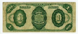 1891 Fr.  350 $1 United States Treasury (Coin) Note 2