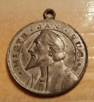 Czechoslovakia Czech Moravia Austria Hungary Rare Medal Medallion Jan Hus Huss