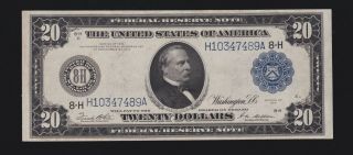 Us 1914 $20 Frn St.  Louis District Fr 995 Vf - Xf (- 489)