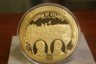 Battle of Atlanta Campaign 1864 American Civil War Sesquicentennial Medal 3 
