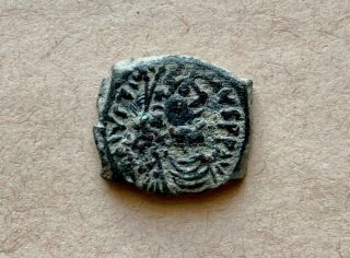 Byzantine Bronze Pentanummium Of Emperor Justinian I (527 - 565).  A Coin