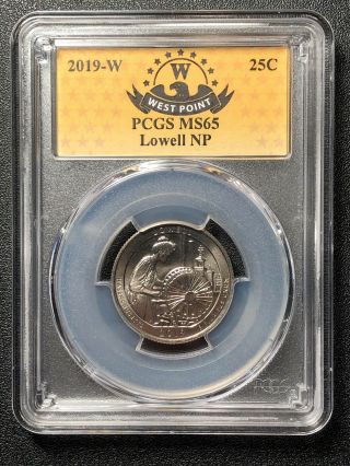 2019 W Lowell National Park Quarter Pcgs Ms65 Special West Point Label