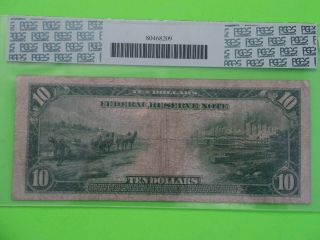 Fr 893a 1914 Red Seal $10 York Federal Reserve Note Ten Dollar Bill Fine 12 5