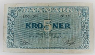 Denmark 5 Kroner In Gold 1950,  High Value ¤¤¤¤¤¤¤look¤¤¤¤¤¤¤