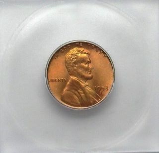 1953 - S Lincoln Wheat Cent Icg Ms67 Red Valued At $150