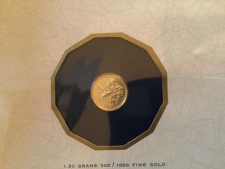 1981 Belize 50 Dollars First Gold Proof Coin