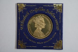 Uk Gb 2002 Golden Jubilee Medal Limited Edition Cased A88 Pcg47