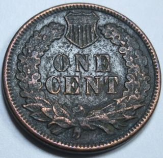 1893 AU Details US Indian Head Penny 1 Cent Antique Old U.  S.  Currency Money Coin 2