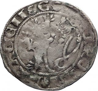 1310ad Bohemia Holy Roman Empire John The Blind Prague Silver Coin Lion I73859