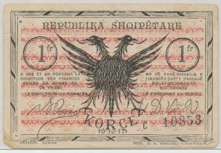 (s) 612231 - 10 Albania 1 Frang 1917,  P.  S146