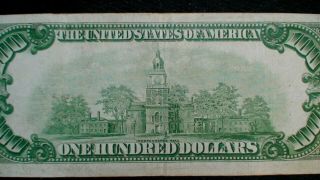1928 A 100 Dollar Federal Reserve Note ST.  LOUIS $100 Bill BUY IT NOW 3