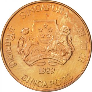 [ 89307] Singapour,  1 Cent 1989,  Km 49,  Km 49
