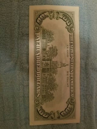 Vintage - Series 1990 $100 US One Hundred Dollar Bill Looks 2