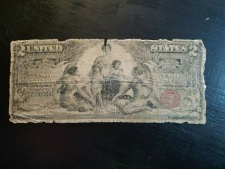 1896 $2 Educational Silver Certificate