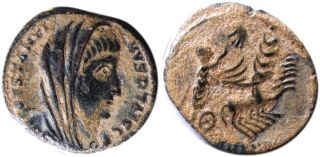 Roman Imperial,  Constantine Ii And Constantius Ii.  Posthumous Commemorative