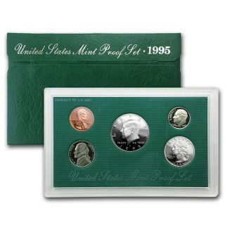 1995 United States.  Proof Set - - 5 Coins Set - -