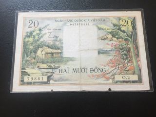 (vietnam) South Vietnam 20 Dong 1955 P - 4