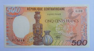 Central African Republic - 500 Francs - 1987 - Pick 14,  Unc.