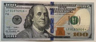 2009a $100 Star ✯ Note $100 Dollar Bill Lf 01876916