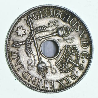 Roughly Size Of Quarter - 1935 Guinea 1 Shilling - World Silver - 5.  1g 821