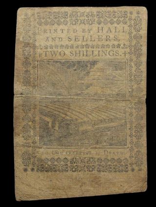 Pennsylvania,  October 1,  1773,  2 Shillings,  PCGS Currency F12 7