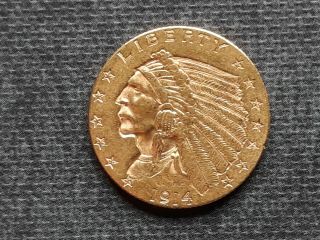 1914 - D $2.  50 Gold Quarter Eagle - Another $269 Special