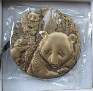 China 2012 Brass Medal - 30th Anniversary Of The Issuance Of Panda Gold Coin