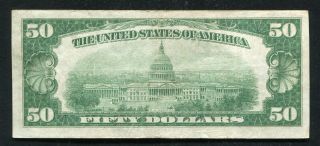 FR 2100 - G 1928 $50 FRN “NUMERICAL GOLD ON DEMAND” CHICAGO,  IL EXTREMELY FINE (B) 2