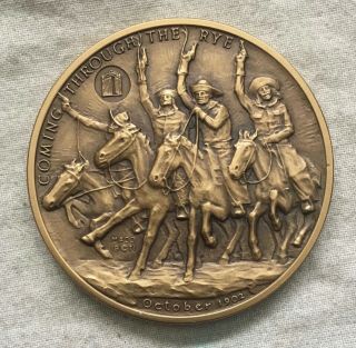 Maco.  Frederic Remington " Coming Through The Rye " Medal,  1971