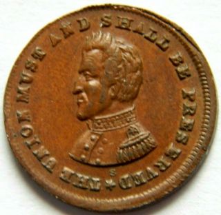 Civil War Patriot Fuld 137/395 Andrew Jackson This Medal Price 1 Cent Smith Die