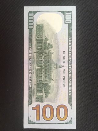 (1) ONE HUNDRED DOLLAR STAR NOTE BILL.  $100.  00.  lightly circulated 2