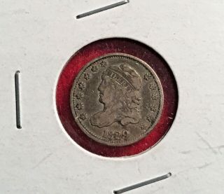 1829 Capped Bust Half Dime Silver (coin)
