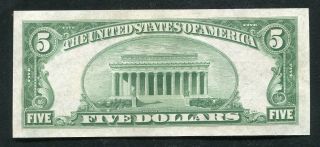 FR.  2307 1934 - A $5 FIVE DOLLARS “NORTH AFRICA” SILVER CERTIFICATE ABOUT UNC 2
