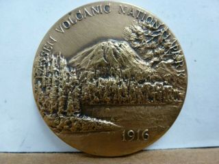 1972 Bronze Medallic Art Co.  Lassen Volcanic National Parks Medal - 39mm