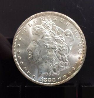1883 Cc Morgan Silver Dollar Bu,  Gem Shiny Frosty 14