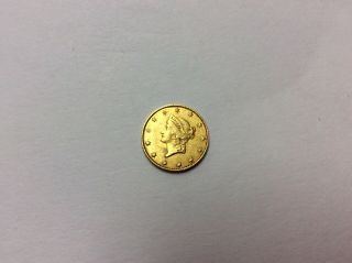 1849 U.  S.  One Dollar $1 Liberty Head Gold Coin Piece
