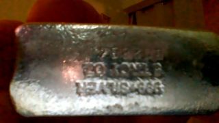 Engelhard 5 Troy oz.  999 Fine Silver Bar low mintage scarce. 3