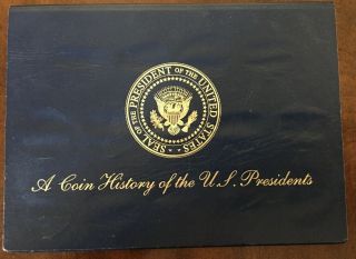 A Coin History Of The Us Presidents 41 Brass Coin Complete Set In Book